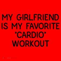 Funny Naughty Men Him My Girlfriend Is My Cardio Workout Santa Hat thumb 1