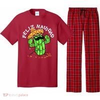 Feliz Navidad Merry Christmas Cactus Funny Humor Spanish Pajama Set thumb 0