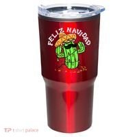 Feliz Navidad Merry Christmas Cactus Funny Humor Spanish Tumbler thumb 0