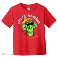 Feliz Navidad Merry Christmas Cactus Funny Humor Spanish Toddler T-Shirt thumb 0