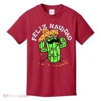 Feliz Navidad Merry Christmas Cactus Funny Humor Spanish Kids T-Shirt thumb 0