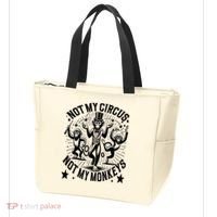 Funny Not My Circus Not My Monkeys Tote Bag thumb 3
