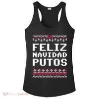 Feliz Navidad Mexican Ugly Christmas Sweater Funny Gift Ladies PosiCharge Competitor Racerback Tank thumb 0