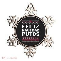 Feliz Navidad Mexican Ugly Christmas Sweater Funny Gift Ornament thumb 0
