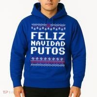 Feliz Navidad Mexican Ugly Christmas Sweater Funny Gift Hoodie thumb 2