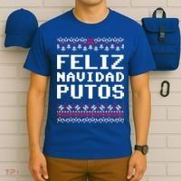 Feliz Navidad Mexican Ugly Christmas Sweater Funny Gift T-Shirt thumb 6