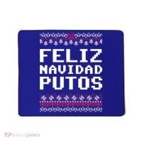 Feliz Navidad Mexican Ugly Christmas Sweater Funny Gift Mousepad thumb 0