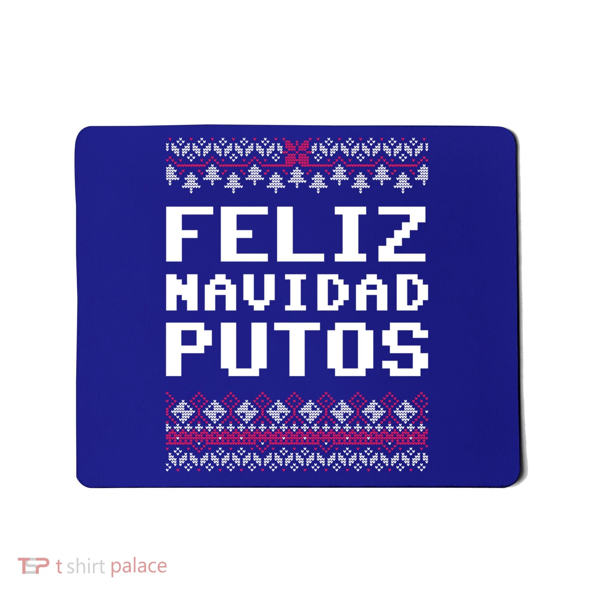 Feliz Navidad Mexican Ugly Christmas Sweater Funny Gift Mousepad
