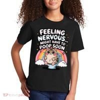 Feeling Nervous Might Have To Poop Soon Funny Saying  Kids T-Shirt thumb 2