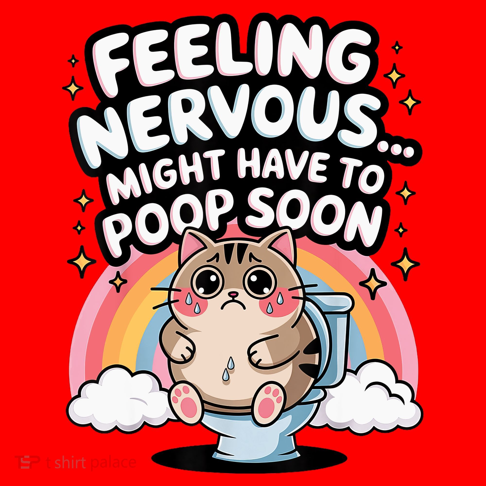 Feeling Nervous Might Have To Poop Soon Funny Saying  Santa Hat