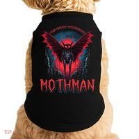 Friendly Neighborhood Mothman Cryptid Doggie Tank thumb 0