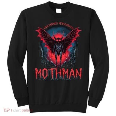 Friendly Neighborhood Mothman Cryptid Sweatshirt