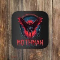 Friendly Neighborhood Mothman Cryptid Coaster thumb 0