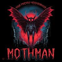 Friendly Neighborhood Mothman Cryptid Coaster thumb 2