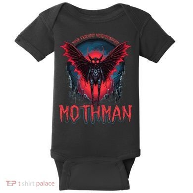 Friendly Neighborhood Mothman Cryptid Baby Bodysuit