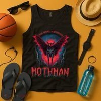 Friendly Neighborhood Mothman Cryptid Tank Top thumb 4