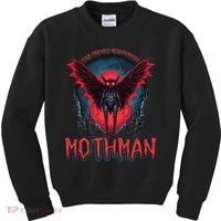 Friendly Neighborhood Mothman Cryptid Kids Sweatshirt thumb 0