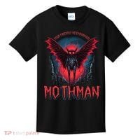 Friendly Neighborhood Mothman Cryptid Kids T-Shirt thumb 0