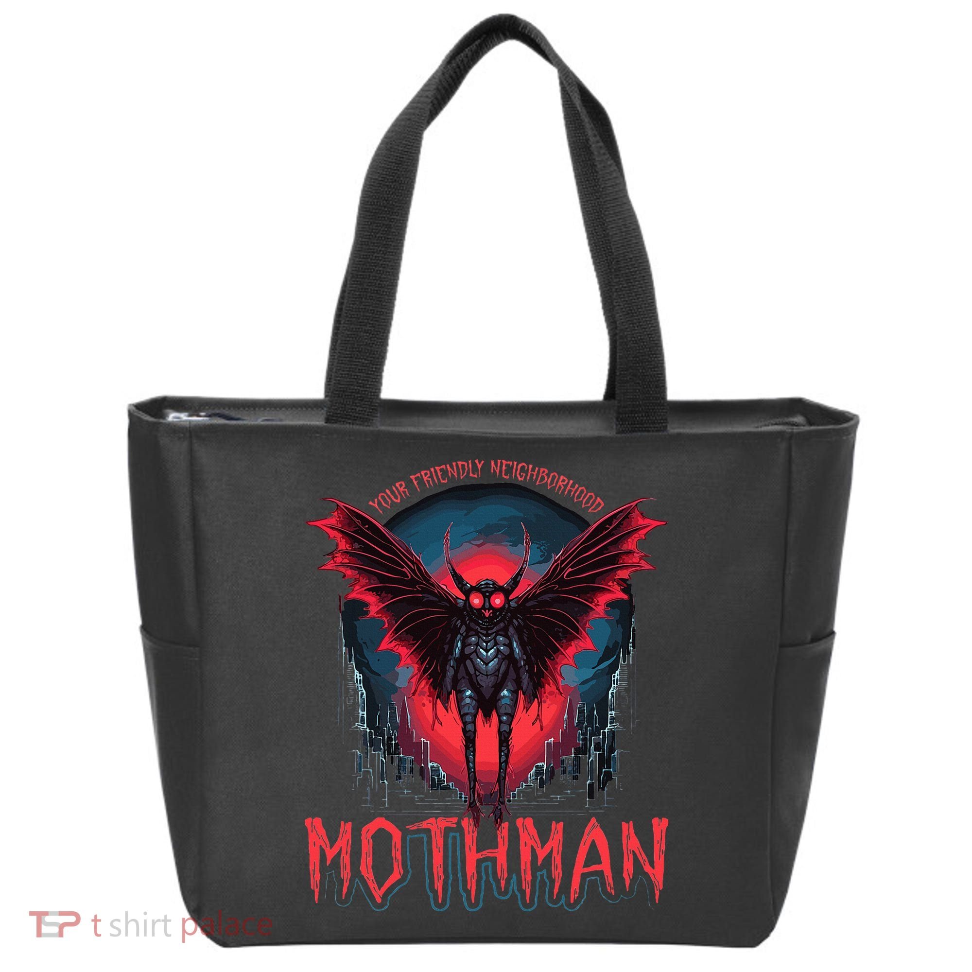 Friendly Neighborhood Mothman Cryptid Tote Bag