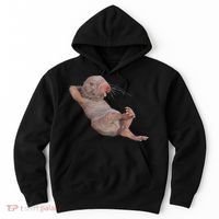 Funny Naked Mole Rat Zookeeper Safari Animal Lover Mole Rat Hoodie thumb 0