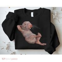 Funny Naked Mole Rat Zookeeper Safari Animal Lover Mole Rat Sweatshirt thumb 2