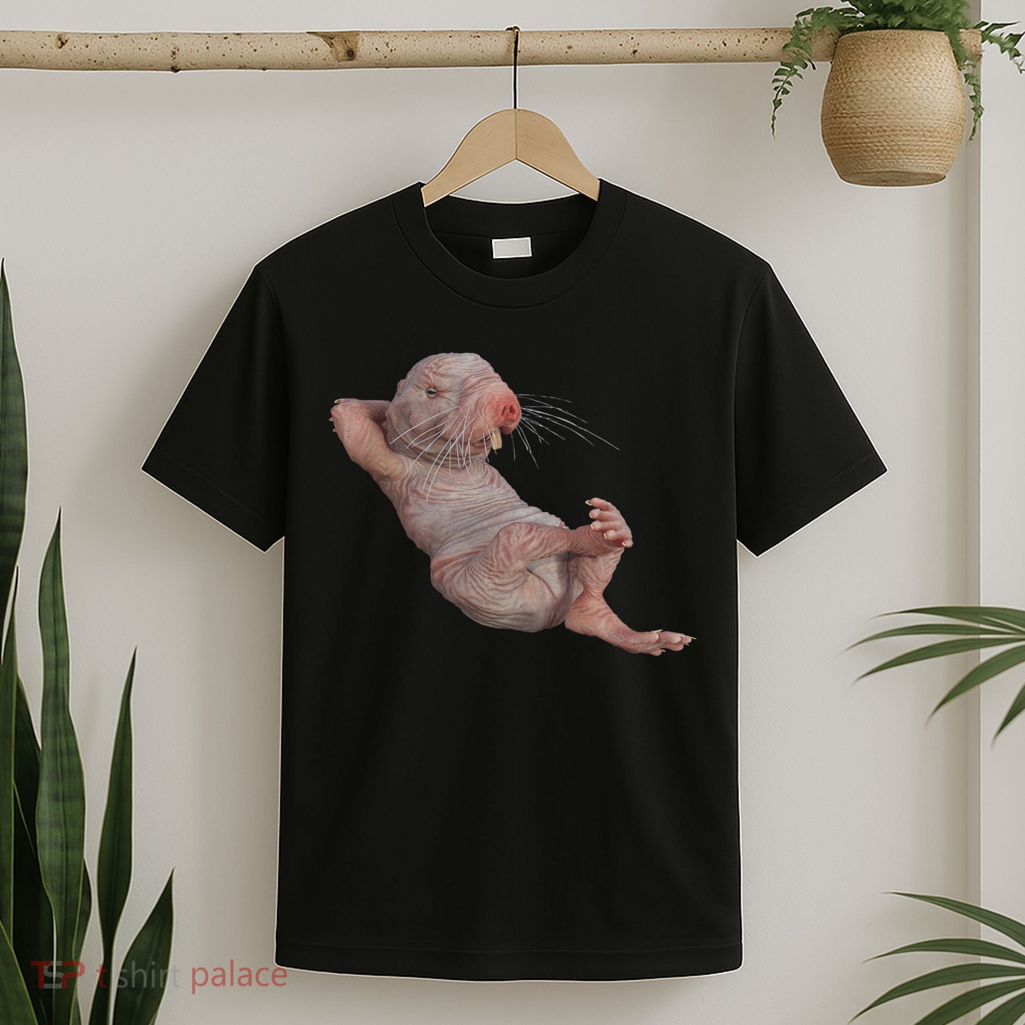 Funny Naked Mole Rat Zookeeper Safari Animal Lover Mole Rat T-Shirt