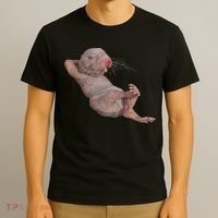 Funny Naked Mole Rat Zookeeper Safari Animal Lover Mole Rat T-Shirt thumb 3