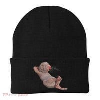 Funny Naked Mole Rat Zookeeper Safari Animal Lover Mole Rat Beanie thumb 0