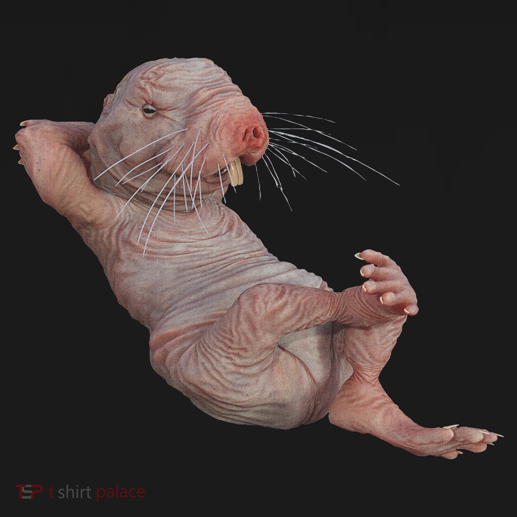 Funny Naked Mole Rat Zookeeper Safari Animal Lover Mole Rat Mousepad