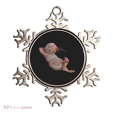 Funny Naked Mole Rat Zookeeper Safari Animal Lover Mole Rat Ornament