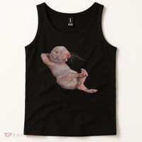 Funny Naked Mole Rat Zookeeper Safari Animal Lover Mole Rat Tank Top thumb 2