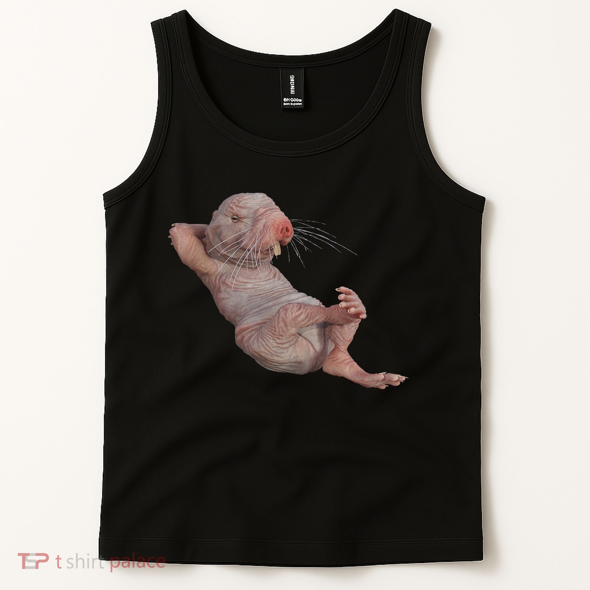 Funny Naked Mole Rat Zookeeper Safari Animal Lover Mole Rat Tank Top