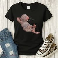 Funny Naked Mole Rat Zookeeper Safari Animal Lover Mole Rat Women's T-Shirt thumb 3