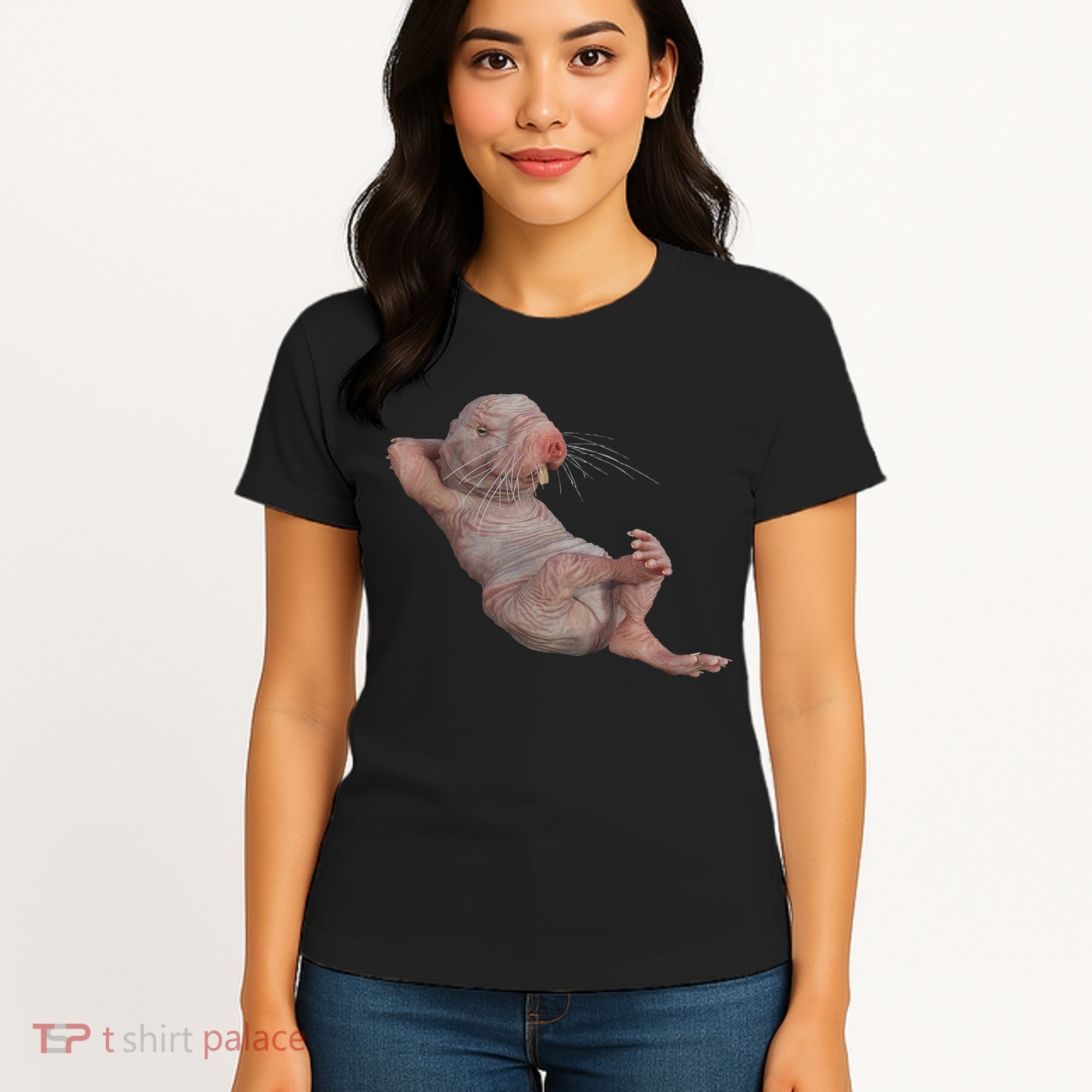 Funny Naked Mole Rat Zookeeper Safari Animal Lover Mole Rat Women's T-Shirt