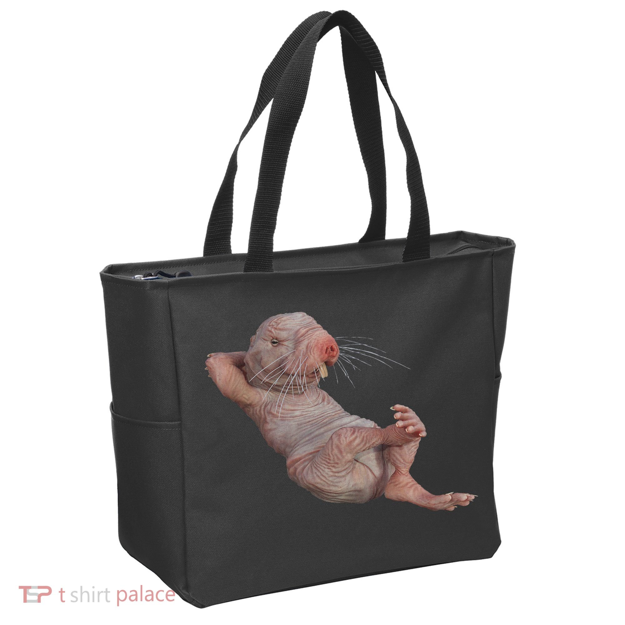 Funny Naked Mole Rat Zookeeper Safari Animal Lover Mole Rat Tote Bag