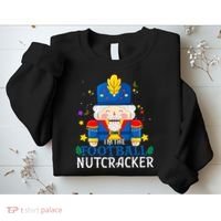 Football Nutcracker Matching Family Group Christmas Party Pj Sweatshirt thumb 2