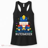 Football Nutcracker Matching Family Group Christmas Party Pj Women's Tank Top thumb 0