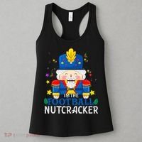 Football Nutcracker Matching Family Group Christmas Party Pj Women's Tank Top thumb 3