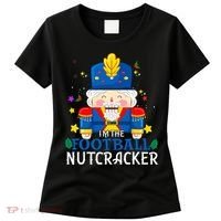 Football Nutcracker Matching Family Group Christmas Party Pj Women's T-Shirt thumb 0