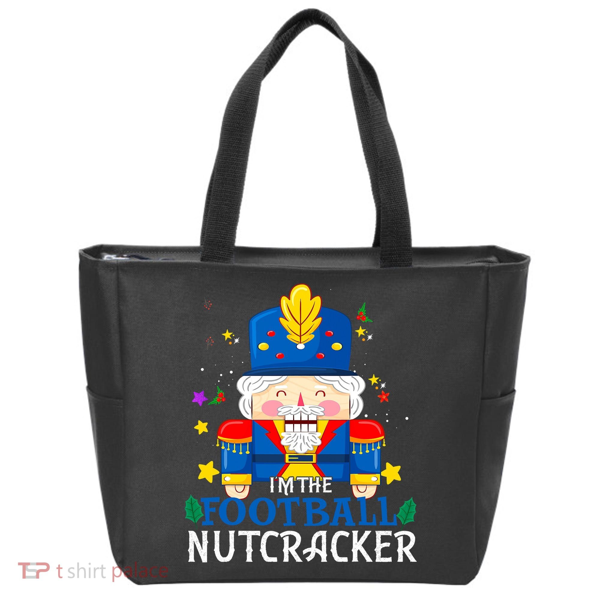 Football Nutcracker Matching Family Group Christmas Party Pj Tote Bag