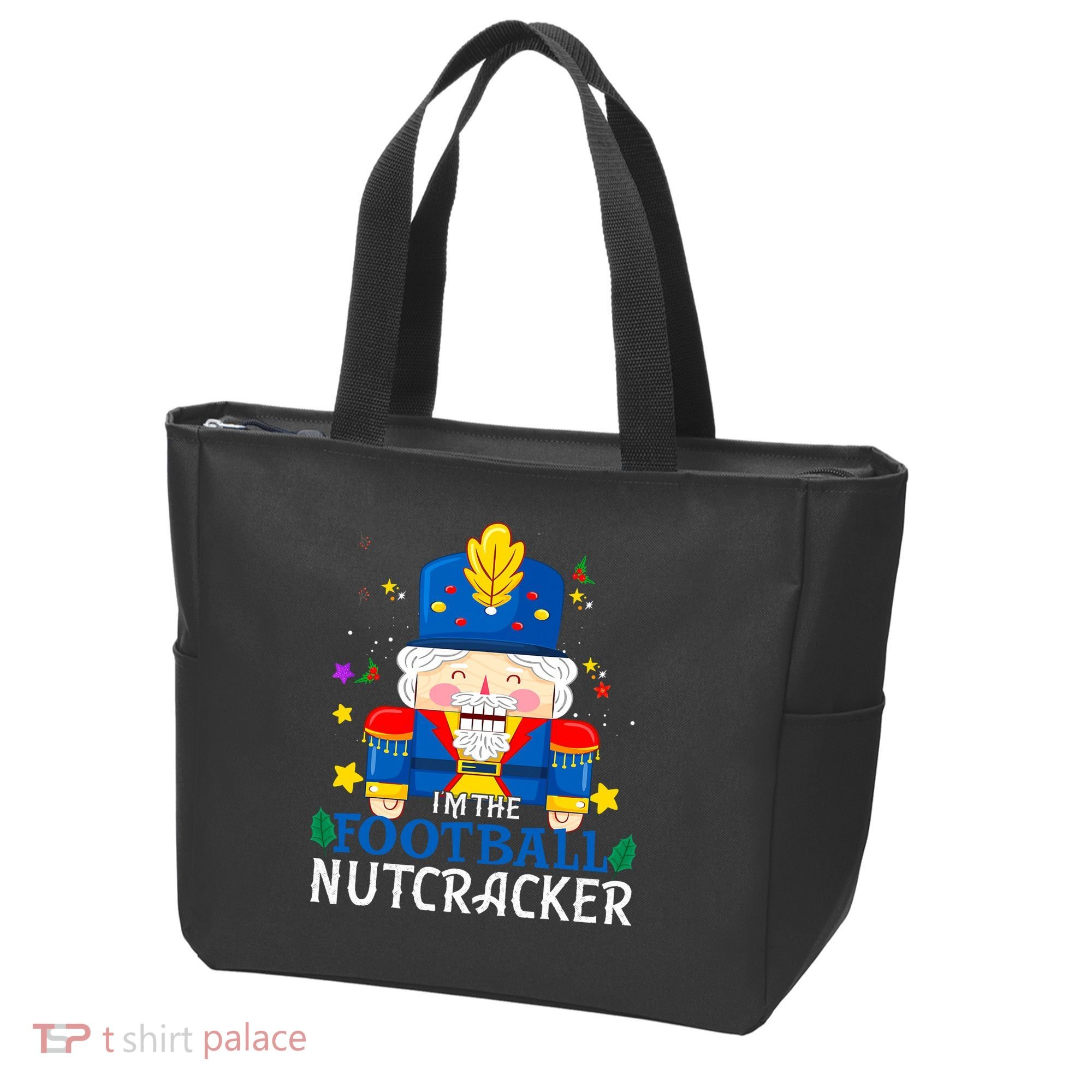 Football Nutcracker Matching Family Group Christmas Party Pj Tote Bag