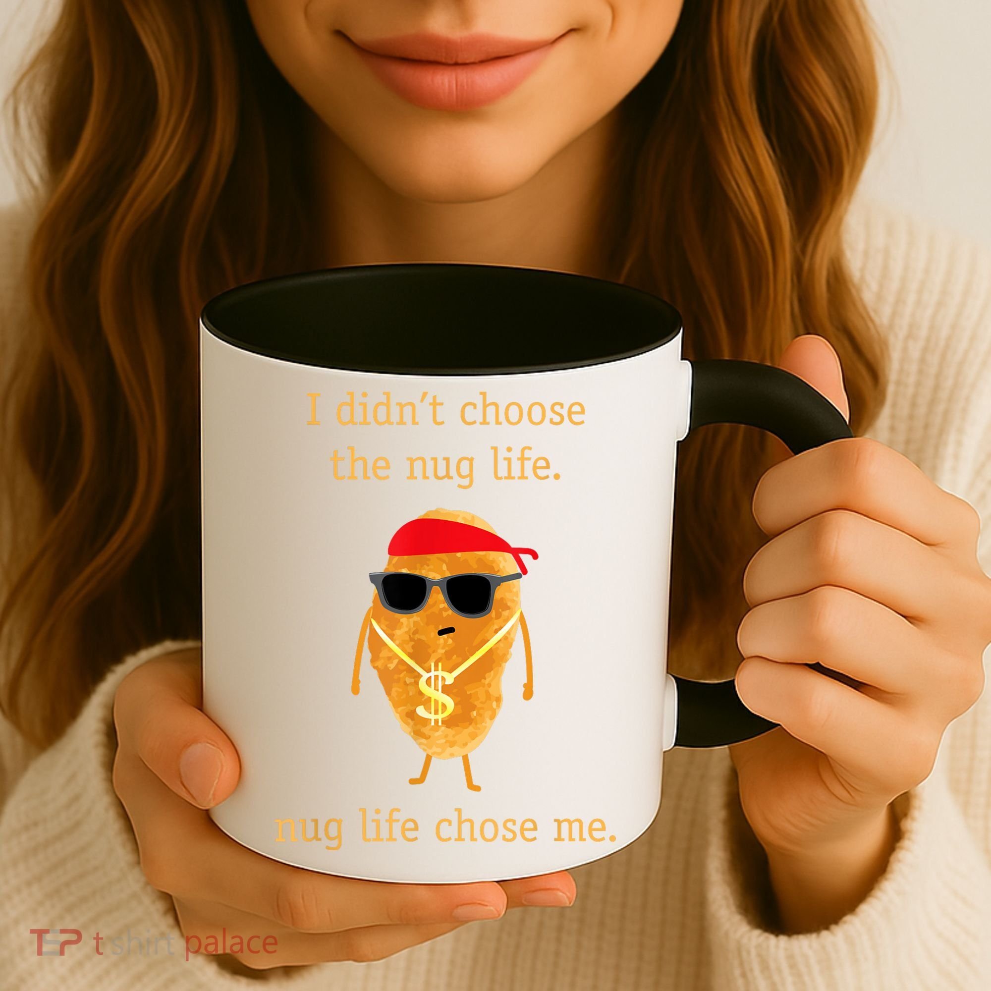 Funny Nugget Nug Life Chicken Nugget Coffee Mug