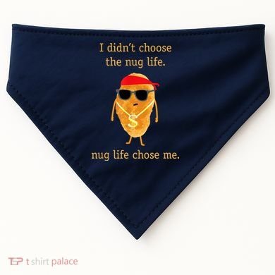 Funny Nugget Nug Life Chicken Nugget USA-Made Doggie Bandana