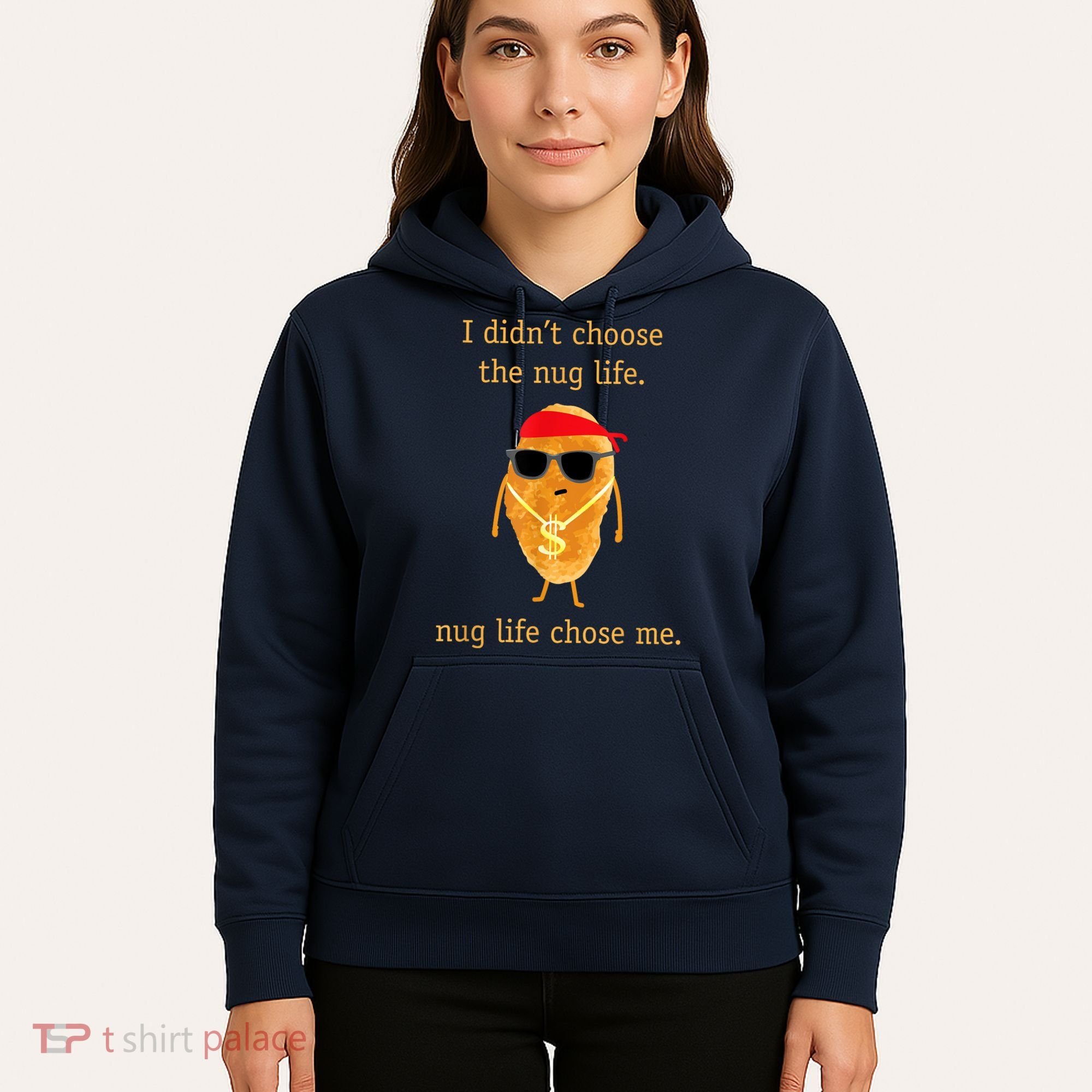 Funny Nugget Nug Life Chicken Nugget Hoodie