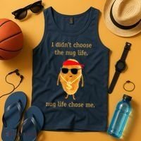 Funny Nugget Nug Life Chicken Nugget Tank Top thumb 4