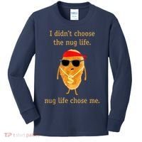 Funny Nugget Nug Life Chicken Nugget Kids Long Sleeve Shirt thumb 0