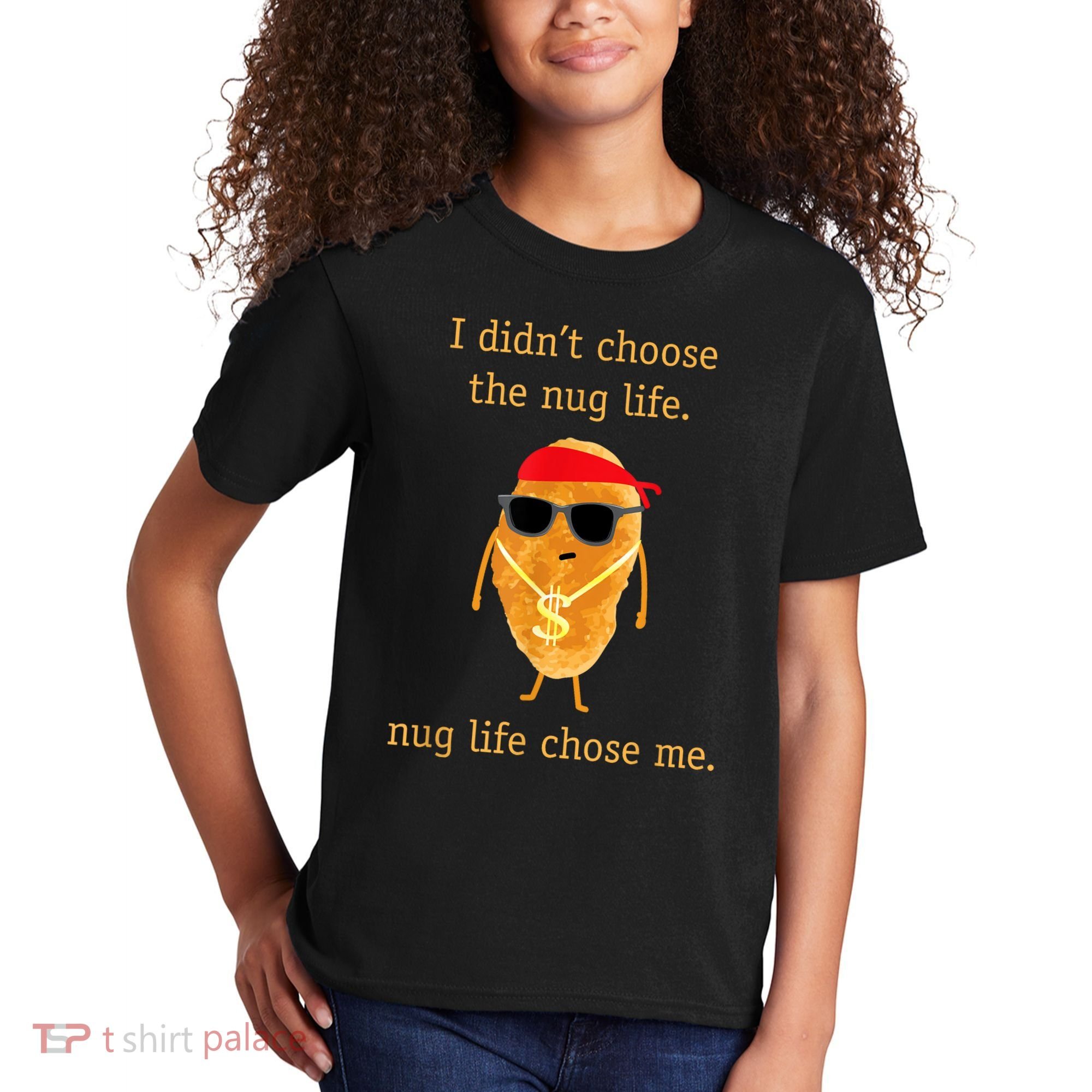 Funny Nugget Nug Life Chicken Nugget Kids T-Shirt