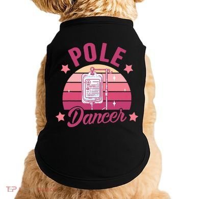 Funny Nurse Nursing Cancer Warrior Chemo Day Pole Dancer Doggie Tank