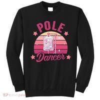 Funny Nurse Nursing Cancer Warrior Chemo Day Pole Dancer Sweatshirt thumb 0