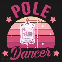 Funny Nurse Nursing Cancer Warrior Chemo Day Pole Dancer Sweatshirt thumb 3
